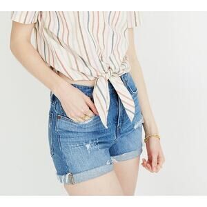 Madewell Women's High-Rise Denim Shorts in Jordie Wash Size 23 (26" waist)